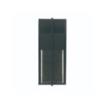 Millennium Lighting 83101-PBK Kingler LED Light Outdoor Wall Sconce Powder Coated Black finish