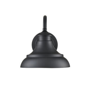 Millennium Lighting 87101-PBK Alvii One Light Outdoor Wall Sconce Powder Coated Black finish