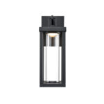 Millennium Lighting 89101-PBK Dumont LED Light Outdoor Wall Sconce Powder Coated Black finish
