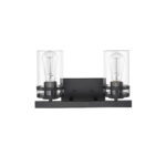 Millennium Lighting 91022-MB Lunden Two Light Vanity Matte Black finish