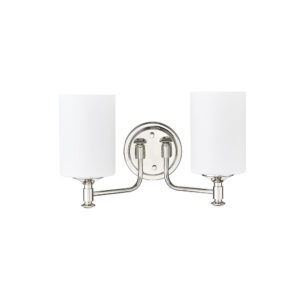 Millennium Lighting 91032-PN Ailey Two Light Vanity Polished Nickel finish
