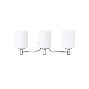 Millennium Lighting 91033-PN Ailey Three Light Vanity Polished Nickel finish