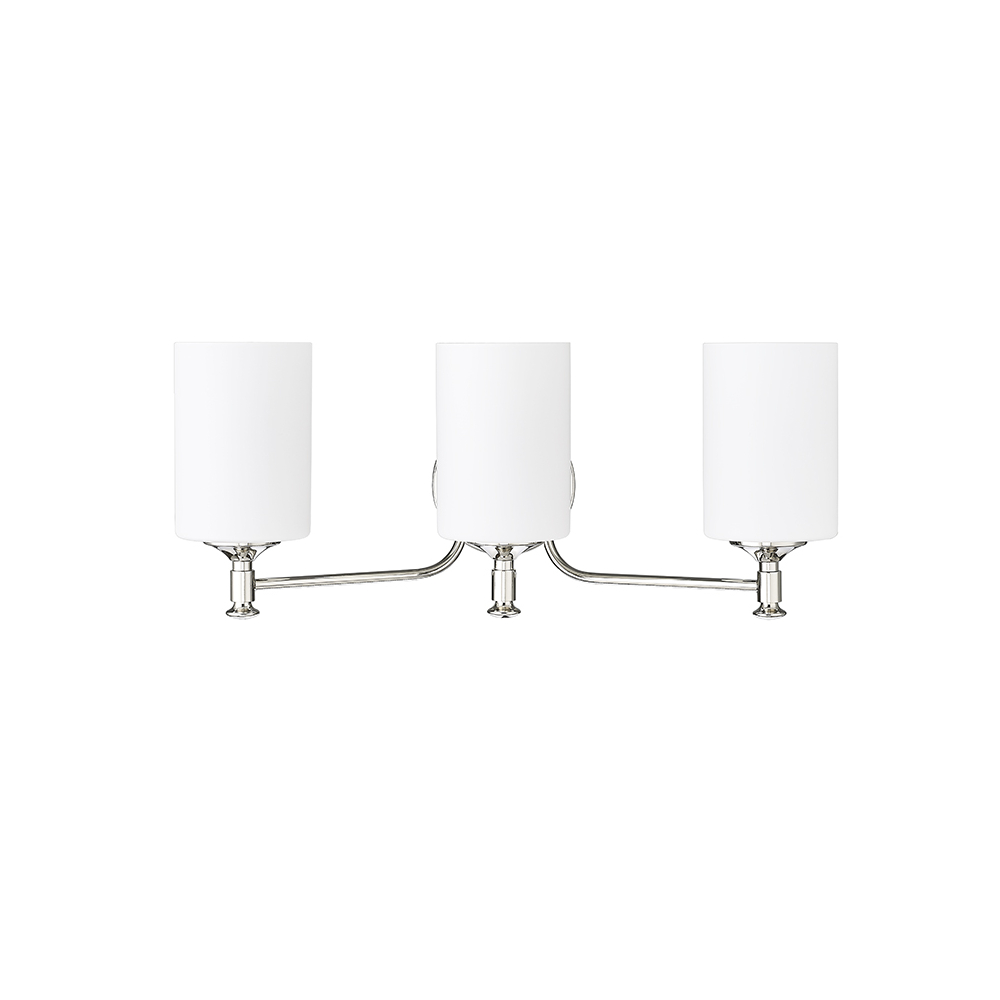Millennium Lighting 91033-PN Ailey Three Light Vanity Polished Nickel finish