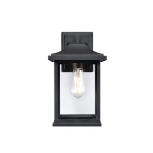 Millennium Lighting 91061-TBK One Light Outdoor Wall Mount Textured Black finish