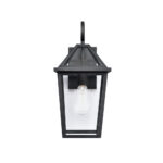 Millennium Lighting 91411-TBK Eston One Light Outdoor Wall Mount Textured Black finish