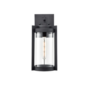 Millennium Lighting 91511-TBK Ellway One Light Outdoor Wall Mount Textured Black finish