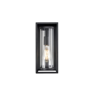 Millennium Lighting 91601-TBK Caleb One Light Outdoor Wall Sconce Textured Black finish