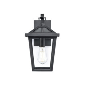 Millennium Lighting 92101-TBK Mesun One Light Outdoor Wall Mount Textured Black finish