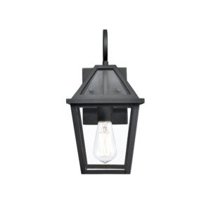 Millennium Lighting 92401-TBK Eston One Light Outdoor Wall Mount Textured Black finish