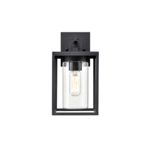 Millennium Lighting 93101-TBK Ellway One Light Outdoor Wall Mount Textured Black finish
