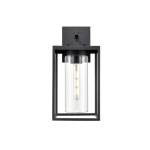 Millennium Lighting 93121-TBK Ellway One Light Outdoor Wall Mount Textured Black finish