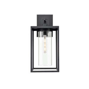Millennium Lighting 93131-TBK Ellway One Light Outdoor Wall Mount Textured Black finish