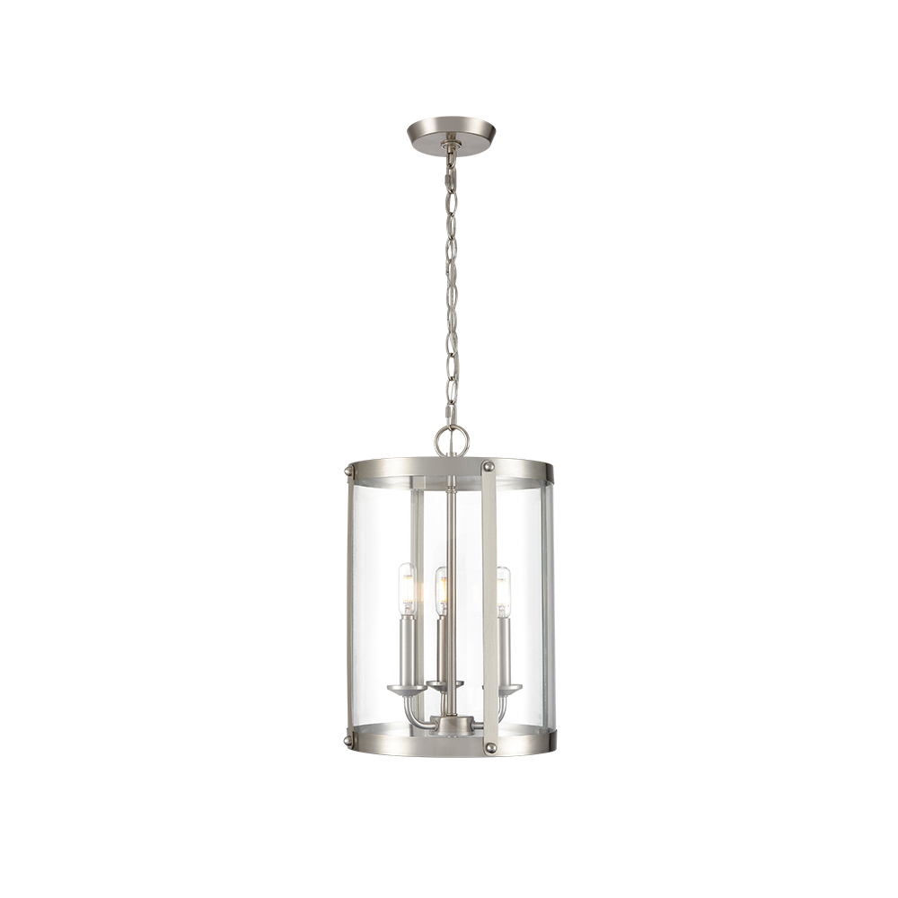 Millennium Lighting 94003-BN Aydenn Three Light Pendant Brushed Nickel finish