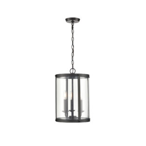 Millennium Lighting 94003-MB Aydenn Three Light Pendant Matte Black finish