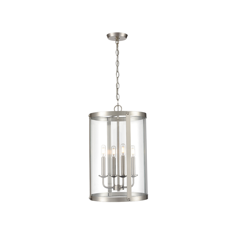 Millennium Lighting 94004-BN Aydenn Four Light Pendant Brushed Nickel finish