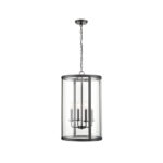 Millennium Lighting 94004-MB Aydenn Four Light Pendant Matte Black finish