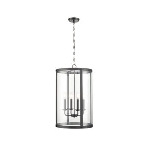 Millennium Lighting 94004-MB Aydenn Four Light Pendant Matte Black finish