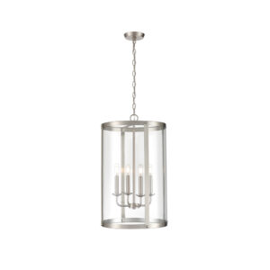 Millennium Lighting 94201-BN Aydenn Four Light Pendant Brushed Nickel finish