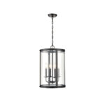 Millennium Lighting 94201-MB Aydenn Four Light Pendant Matte Black finish