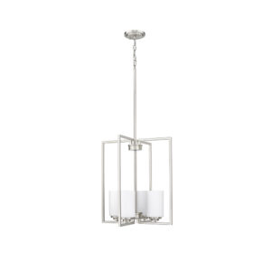 Millennium Lighting 95004-BN Luxx Four Light Pendant Brushed Nickel finish