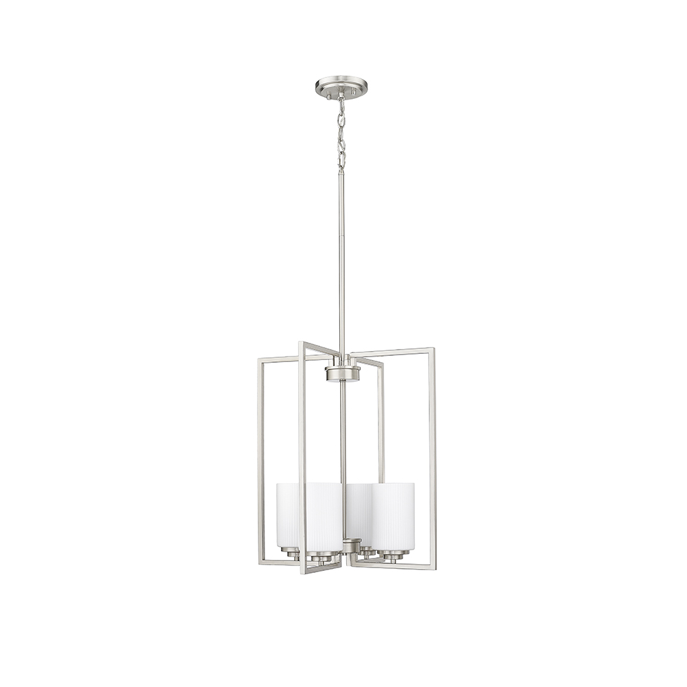 Millennium Lighting 95004-BN Luxx Four Light Pendant Brushed Nickel finish