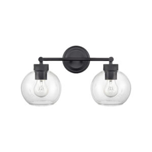 Millennium Lighting 99102-MB Jonatan Two Light Vanity Matte Black finish