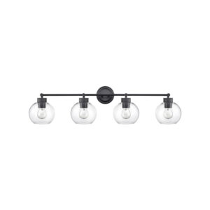 Millennium Lighting 99104-MB Jonatan Four Light Vanity Matte Black finish