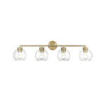 Millennium Lighting 99104-VB Jonatan Four Light Vanity Vintage Brass finish