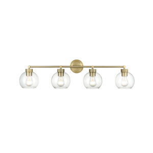 Millennium Lighting 99104-VB Jonatan Four Light Vanity Vintage Brass finish