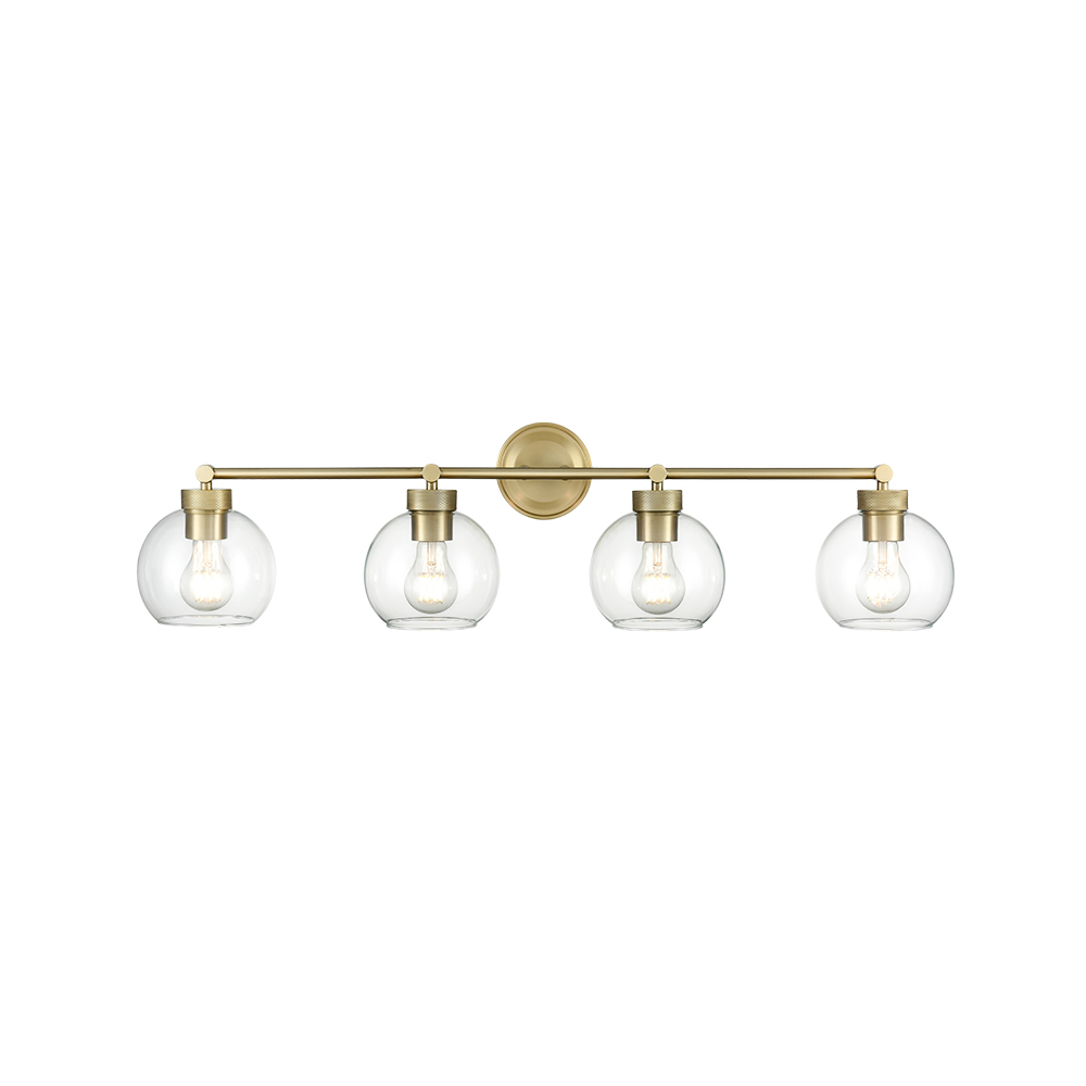 Millennium Lighting 99104-VB Jonatan Four Light Vanity Vintage Brass finish