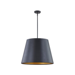 Millennium Lighting 99122-MB Allson Four Light Pendant Matte Black finish