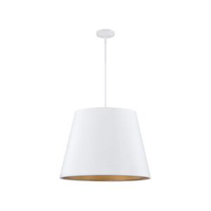 Millennium Lighting 99122-MW Allson Four Light Pendant Matte White finish