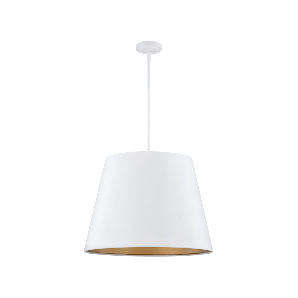 Millennium Lighting 99122-MW Allson Four Light Pendant Matte White finish