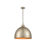 Millennium Lighting 99204-ASL Arrco Three Light Pendant Antique Silver Leaf finish