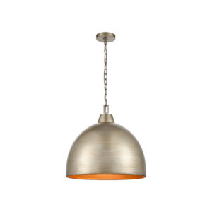 Millennium Lighting 99204-ASL Arrco Three Light Pendant Antique Silver Leaf finish