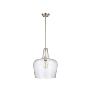 Millennium Lighting 99401-BN Puckette One Light Pendant Brushed Nickel finish