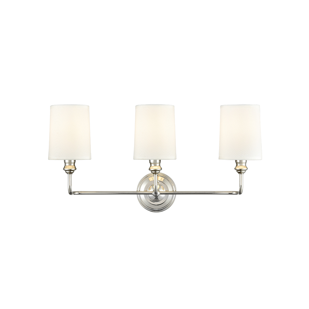Millennium Lighting 99803-PN Leena Three Light Vanity Polished Nickel finish