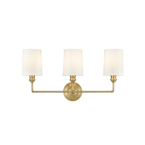 Millennium Lighting 99803-VB Leena Three Light Vanity Vintage Brass finish