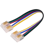 Goodlite G-49529 Clear Rgbww Connector With 6" Wire 5pk