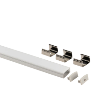 Goodlite G-96321 1/2" Aluminum Surface Mount Channel Silver