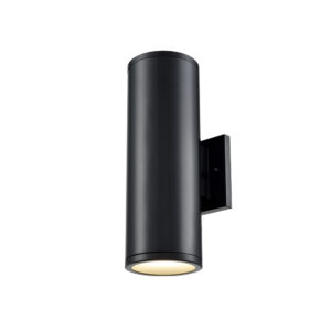 Millennium Lighting LED42102-PBK Vegas Two LED Light Outdoor Wall Sconce Powder Coated Black finish