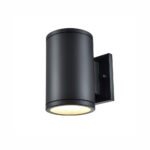 Millennium Lighting LED45001-PBK Vegas One LED Light Outdoor Wall Sconce Powder Coated Black finish
