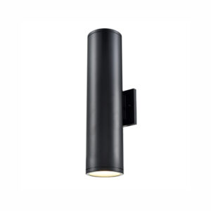 Millennium Lighting LED45002-PBK Vegas Two LED Light Outdoor Wall Sconce Powder Coated Black finish