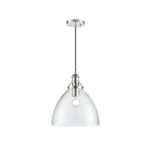 Millennium Lighting 218101-PN Khrisa One Light Pendant Polished Nickel finish