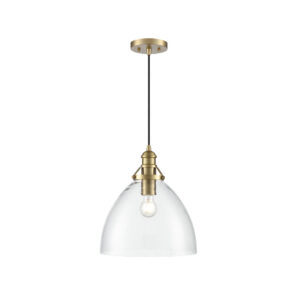 Millennium Lighting 218101-VB Khrisa One Light Pendant Vintage Brass finish