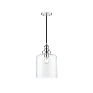 Millennium Lighting 218201-PN Khrisa One Light Pendant Polished Nickel finish