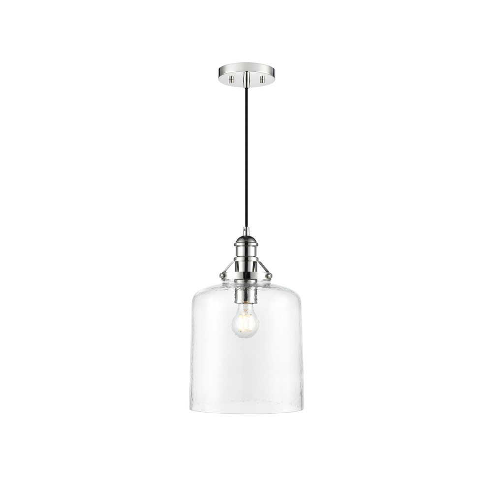 Millennium Lighting 218201-PN Khrisa One Light Pendant Polished Nickel finish