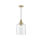 Millennium Lighting 218201-VB Khrisa One Light Pendant Vintage Brass finish