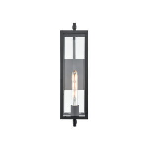 Millennium Lighting 230101-TBK Messi One Light Outdoor Wall Mount Textured Black finish