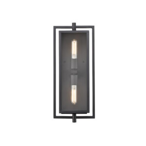 Millennium Lighting 250002-TBK Rankin Two Light Outdoor Wall Mount Textured Black finish